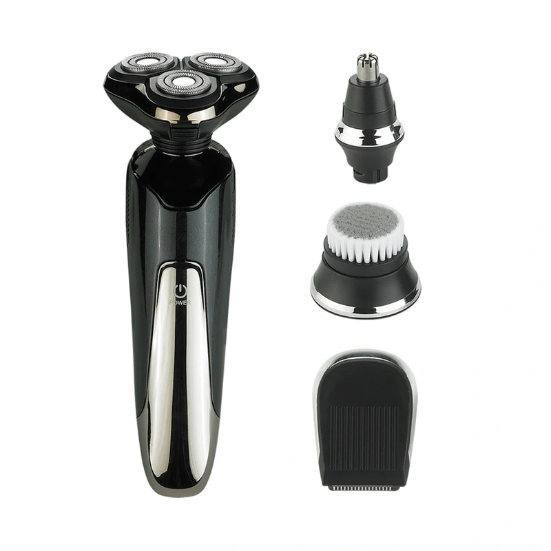 Kit de Afeitado Masculino 3 en 1: USB, Resistente al Agua, RSM-1505 – ¡Tu Belleza a Mano!